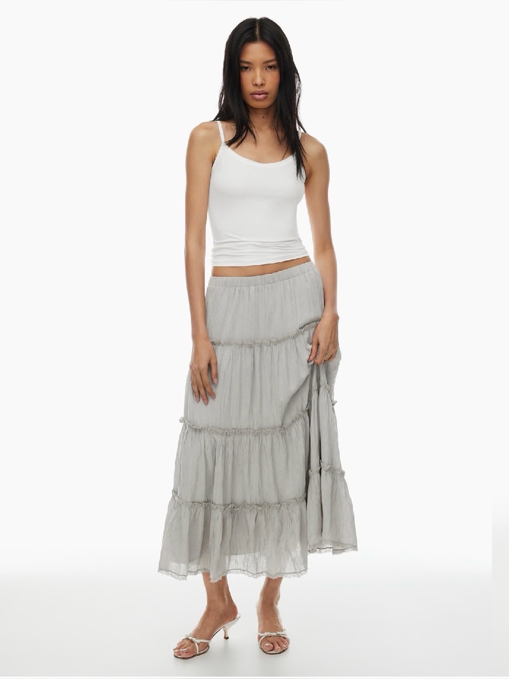 Love Tree Tiered Maxi Skirt